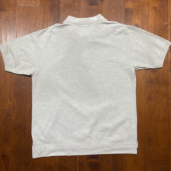 NFL Dallas Cowboys Football Light Grey Polo Shirt Cotton Men's Size Large - Picture 4 of 7